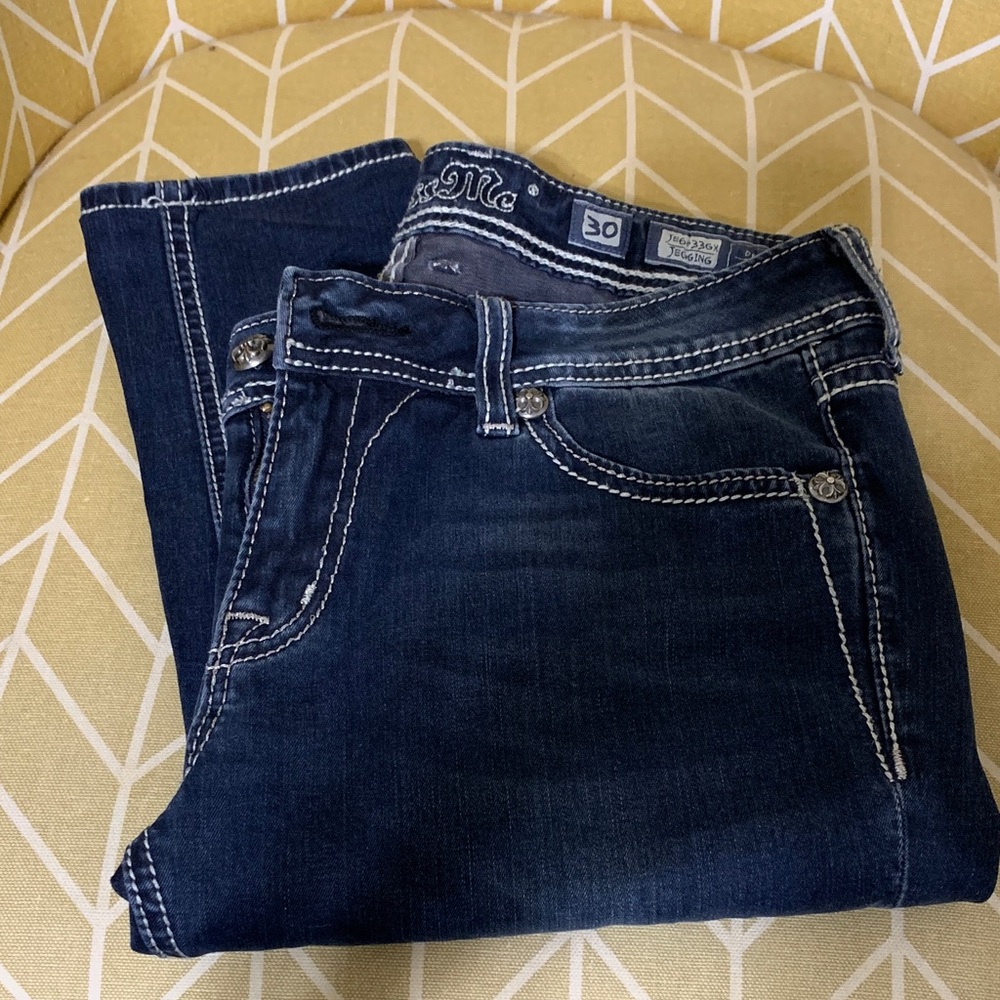 Miss Me Dark Blue Jeans